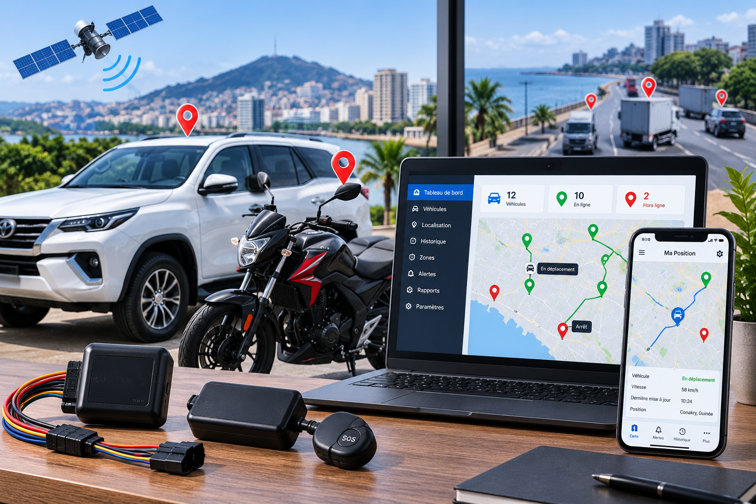 Service GPS et géolocalisation